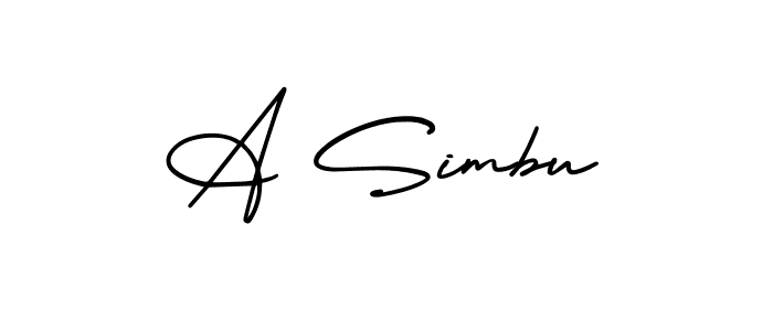 Here are the top 10 professional signature styles for the name A Simbu. These are the best autograph styles you can use for your name. A Simbu signature style 3 images and pictures png