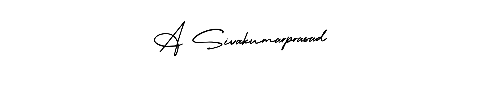 It looks lik you need a new signature style for name A Sivakumarprasad. Design unique handwritten (AmerikaSignatureDemo-Regular) signature with our free signature maker in just a few clicks. A Sivakumarprasad signature style 3 images and pictures png