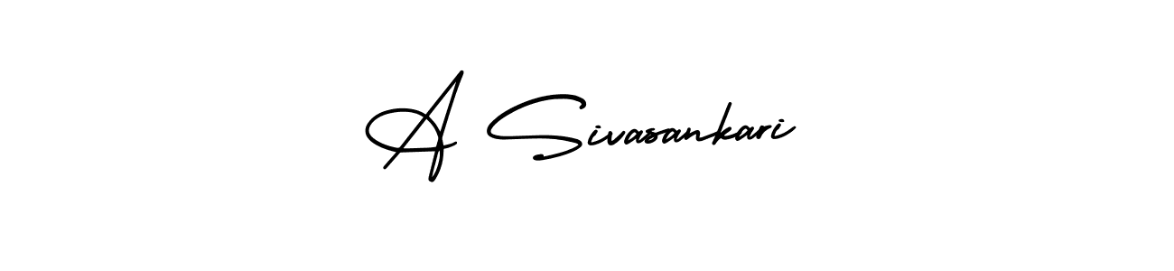Also You can easily find your signature by using the search form. We will create A Sivasankari name handwritten signature images for you free of cost using AmerikaSignatureDemo-Regular sign style. A Sivasankari signature style 3 images and pictures png
