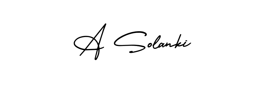 Also we have A Solanki name is the best signature style. Create professional handwritten signature collection using AmerikaSignatureDemo-Regular autograph style. A Solanki signature style 3 images and pictures png