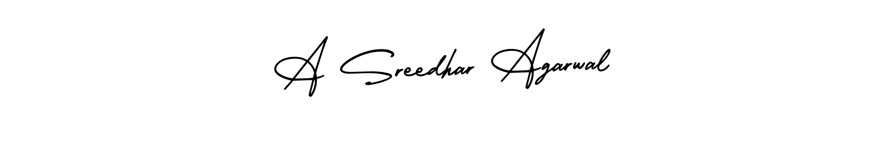 Also we have A Sreedhar Agarwal name is the best signature style. Create professional handwritten signature collection using AmerikaSignatureDemo-Regular autograph style. A Sreedhar Agarwal signature style 3 images and pictures png