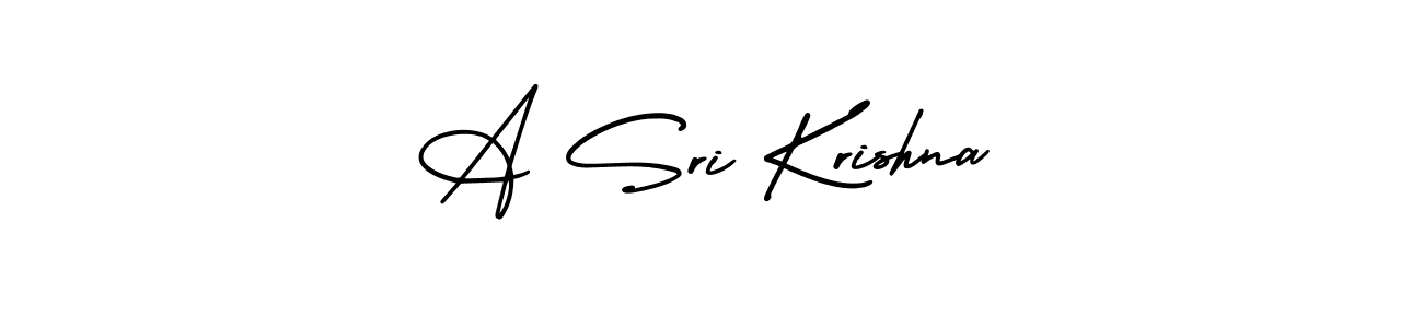 How to make A Sri Krishna signature? AmerikaSignatureDemo-Regular is a professional autograph style. Create handwritten signature for A Sri Krishna name. A Sri Krishna signature style 3 images and pictures png