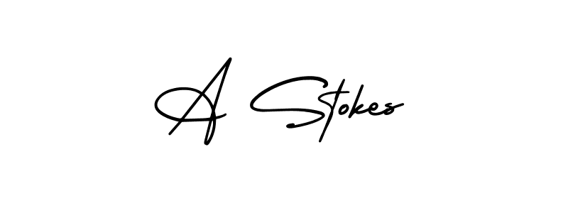 Also You can easily find your signature by using the search form. We will create A Stokes name handwritten signature images for you free of cost using AmerikaSignatureDemo-Regular sign style. A Stokes signature style 3 images and pictures png