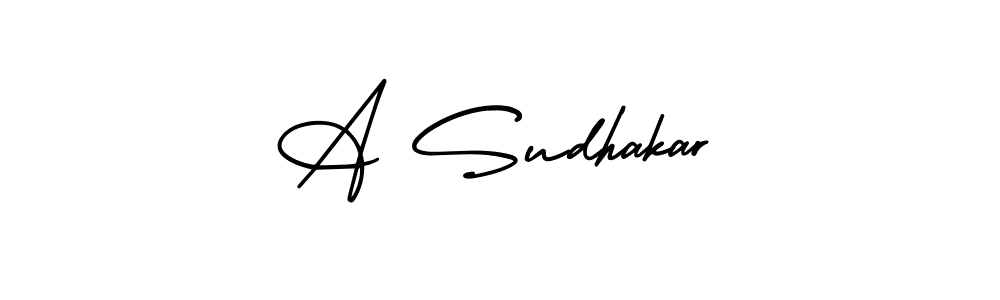 Make a short A Sudhakar signature style. Manage your documents anywhere anytime using AmerikaSignatureDemo-Regular. Create and add eSignatures, submit forms, share and send files easily. A Sudhakar signature style 3 images and pictures png