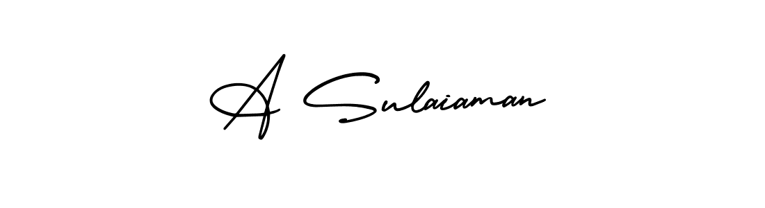 You should practise on your own different ways (AmerikaSignatureDemo-Regular) to write your name (A Sulaiaman) in signature. don't let someone else do it for you. A Sulaiaman signature style 3 images and pictures png