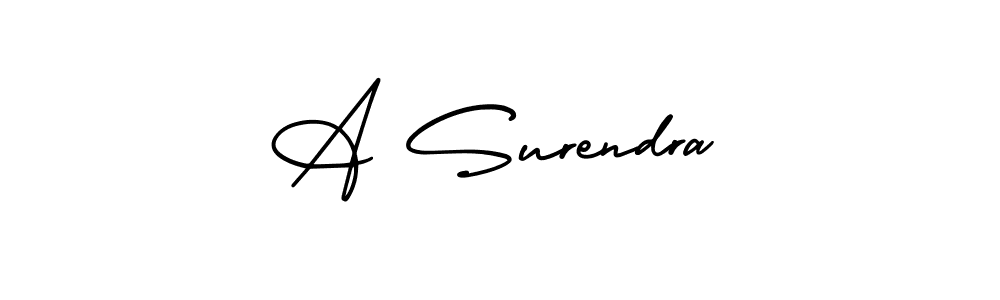 Here are the top 10 professional signature styles for the name A Surendra. These are the best autograph styles you can use for your name. A Surendra signature style 3 images and pictures png