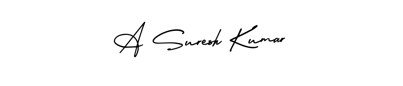 Similarly AmerikaSignatureDemo-Regular is the best handwritten signature design. Signature creator online .You can use it as an online autograph creator for name A Suresh Kumar. A Suresh Kumar signature style 3 images and pictures png