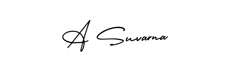 Once you've used our free online signature maker to create your best signature AmerikaSignatureDemo-Regular style, it's time to enjoy all of the benefits that A Suvarna name signing documents. A Suvarna signature style 3 images and pictures png