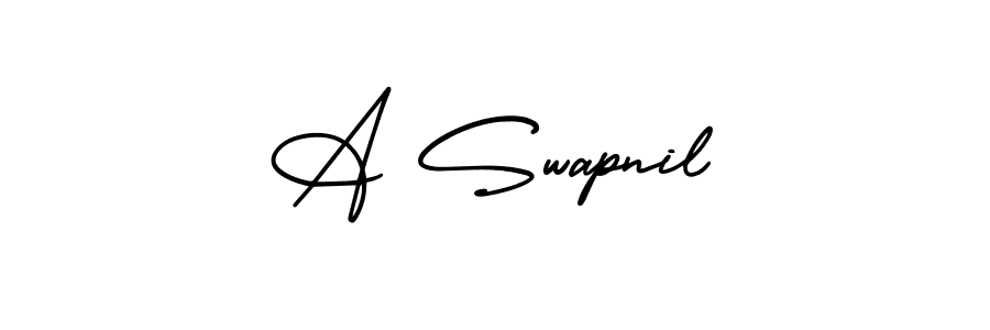 Similarly AmerikaSignatureDemo-Regular is the best handwritten signature design. Signature creator online .You can use it as an online autograph creator for name A Swapnil. A Swapnil signature style 3 images and pictures png