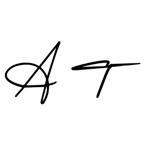 Design your own signature with our free online signature maker. With this signature software, you can create a handwritten (AmerikaSignatureDemo-Regular) signature for name A T. A T signature style 3 images and pictures png