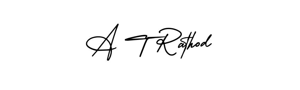 Check out images of Autograph of A T Rathod name. Actor A T Rathod Signature Style. AmerikaSignatureDemo-Regular is a professional sign style online. A T Rathod signature style 3 images and pictures png