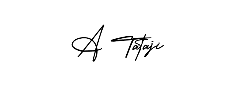 Once you've used our free online signature maker to create your best signature AmerikaSignatureDemo-Regular style, it's time to enjoy all of the benefits that A Tataji name signing documents. A Tataji signature style 3 images and pictures png