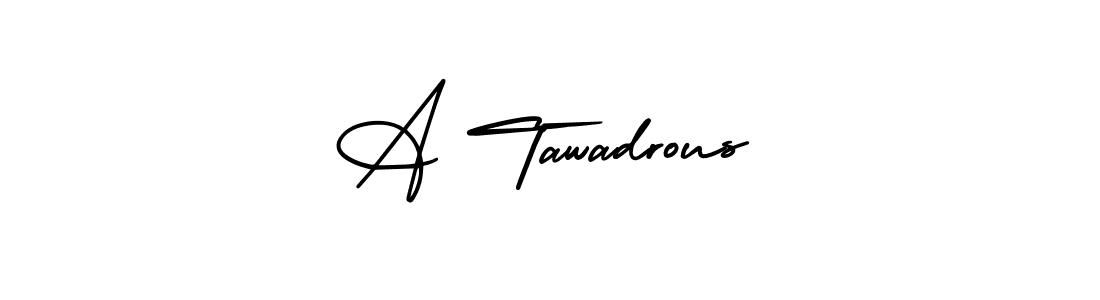 Also we have A Tawadrous name is the best signature style. Create professional handwritten signature collection using AmerikaSignatureDemo-Regular autograph style. A Tawadrous signature style 3 images and pictures png