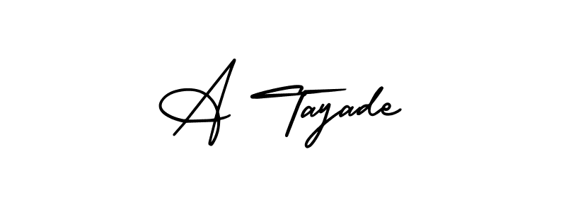 AmerikaSignatureDemo-Regular is a professional signature style that is perfect for those who want to add a touch of class to their signature. It is also a great choice for those who want to make their signature more unique. Get A Tayade name to fancy signature for free. A Tayade signature style 3 images and pictures png