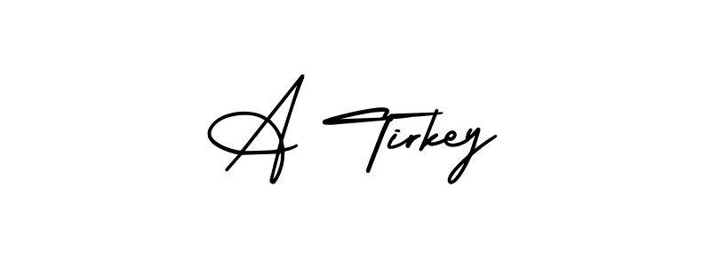 Make a beautiful signature design for name A Tirkey. Use this online signature maker to create a handwritten signature for free. A Tirkey signature style 3 images and pictures png