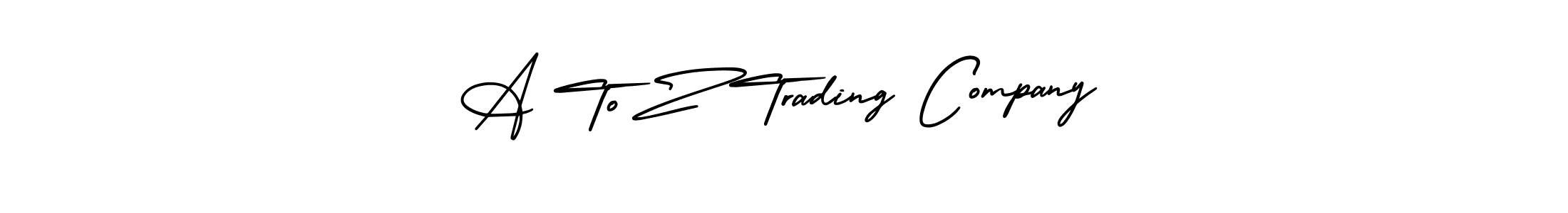 Make a short A To Z Trading Company signature style. Manage your documents anywhere anytime using AmerikaSignatureDemo-Regular. Create and add eSignatures, submit forms, share and send files easily. A To Z Trading Company signature style 3 images and pictures png