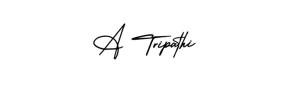 Design your own signature with our free online signature maker. With this signature software, you can create a handwritten (AmerikaSignatureDemo-Regular) signature for name A Tripathi. A Tripathi signature style 3 images and pictures png