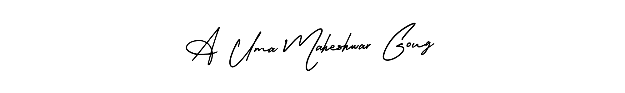 Here are the top 10 professional signature styles for the name A Uma Maheshwar Goug. These are the best autograph styles you can use for your name. A Uma Maheshwar Goug signature style 3 images and pictures png
