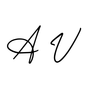 AmerikaSignatureDemo-Regular is a professional signature style that is perfect for those who want to add a touch of class to their signature. It is also a great choice for those who want to make their signature more unique. Get A V name to fancy signature for free. A V signature style 3 images and pictures png