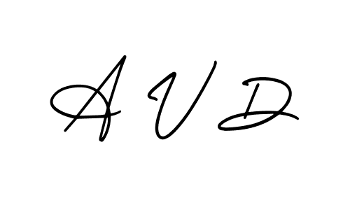 Make a short A V D signature style. Manage your documents anywhere anytime using AmerikaSignatureDemo-Regular. Create and add eSignatures, submit forms, share and send files easily. A V D signature style 3 images and pictures png