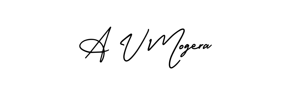 This is the best signature style for the A V Mogera name. Also you like these signature font (AmerikaSignatureDemo-Regular). Mix name signature. A V Mogera signature style 3 images and pictures png