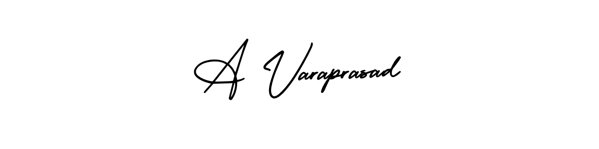 It looks lik you need a new signature style for name A Varaprasad. Design unique handwritten (AmerikaSignatureDemo-Regular) signature with our free signature maker in just a few clicks. A Varaprasad signature style 3 images and pictures png