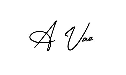 AmerikaSignatureDemo-Regular is a professional signature style that is perfect for those who want to add a touch of class to their signature. It is also a great choice for those who want to make their signature more unique. Get A Vaz name to fancy signature for free. A Vaz signature style 3 images and pictures png