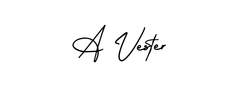 Check out images of Autograph of A Vester name. Actor A Vester Signature Style. AmerikaSignatureDemo-Regular is a professional sign style online. A Vester signature style 3 images and pictures png