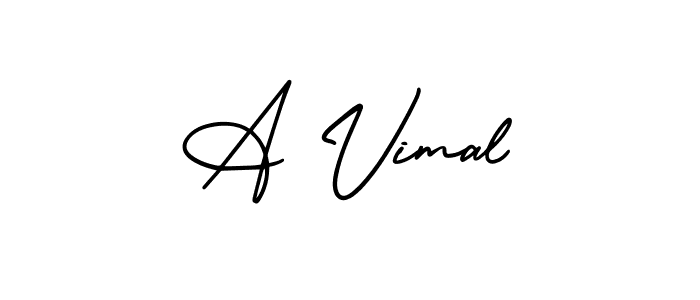 Similarly AmerikaSignatureDemo-Regular is the best handwritten signature design. Signature creator online .You can use it as an online autograph creator for name A Vimal. A Vimal signature style 3 images and pictures png
