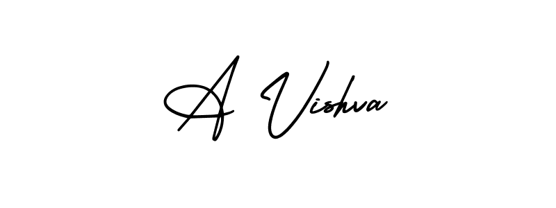 Best and Professional Signature Style for A Vishva. AmerikaSignatureDemo-Regular Best Signature Style Collection. A Vishva signature style 3 images and pictures png
