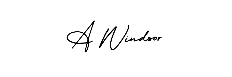 if you are searching for the best signature style for your name A Windsor. so please give up your signature search. here we have designed multiple signature styles  using AmerikaSignatureDemo-Regular. A Windsor signature style 3 images and pictures png