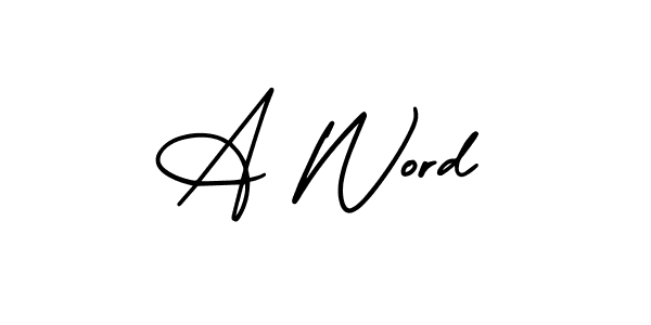 Make a beautiful signature design for name A Word. Use this online signature maker to create a handwritten signature for free. A Word signature style 3 images and pictures png