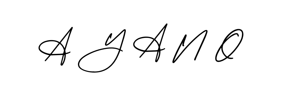 AmerikaSignatureDemo-Regular is a professional signature style that is perfect for those who want to add a touch of class to their signature. It is also a great choice for those who want to make their signature more unique. Get A Y A N O name to fancy signature for free. A Y A N O signature style 3 images and pictures png