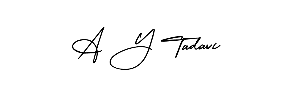 Once you've used our free online signature maker to create your best signature AmerikaSignatureDemo-Regular style, it's time to enjoy all of the benefits that A Y Tadavi name signing documents. A Y Tadavi signature style 3 images and pictures png