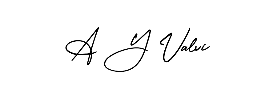 Here are the top 10 professional signature styles for the name A Y Valvi. These are the best autograph styles you can use for your name. A Y Valvi signature style 3 images and pictures png