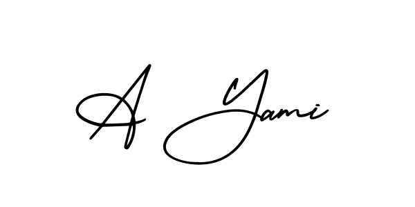 How to Draw A Yami signature style? AmerikaSignatureDemo-Regular is a latest design signature styles for name A Yami. A Yami signature style 3 images and pictures png