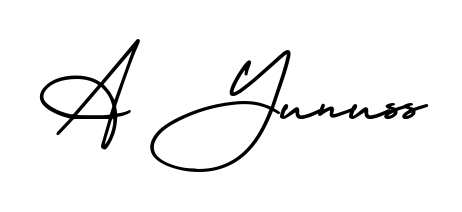 Master the art of signing with A Yunuss written in fluent AmerikaSignatureDemo-Regular script. A great template to practice and refine your handwriting. A Yunuss signature style 3 images and pictures png