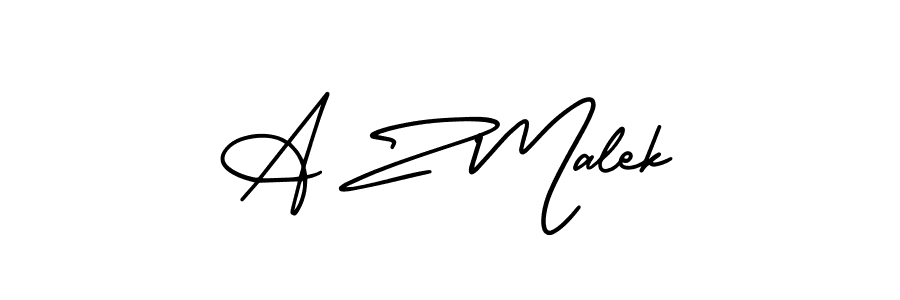 You can use this online signature creator to create a handwritten signature for the name A Z Malek. This is the best online autograph maker. A Z Malek signature style 3 images and pictures png