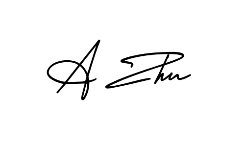 Here are the top 10 professional signature styles for the name A Zhu. These are the best autograph styles you can use for your name. A Zhu signature style 3 images and pictures png