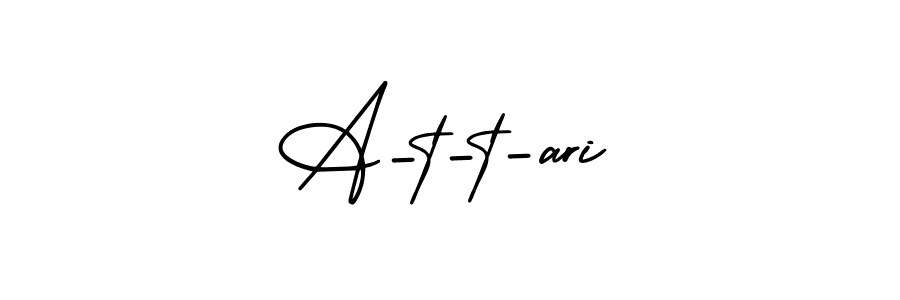 Also we have A-t-t-ari name is the best signature style. Create professional handwritten signature collection using AmerikaSignatureDemo-Regular autograph style. A-t-t-ari signature style 3 images and pictures png