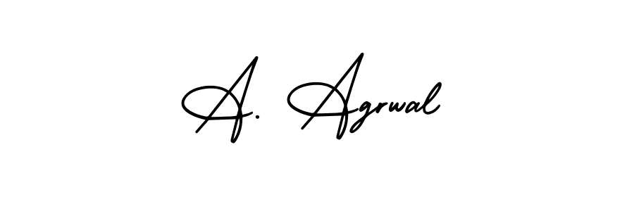 Also we have A. Agrwal name is the best signature style. Create professional handwritten signature collection using AmerikaSignatureDemo-Regular autograph style. A. Agrwal signature style 3 images and pictures png