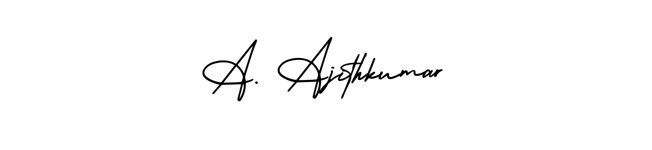 Best and Professional Signature Style for A. Ajithkumar. AmerikaSignatureDemo-Regular Best Signature Style Collection. A. Ajithkumar signature style 3 images and pictures png