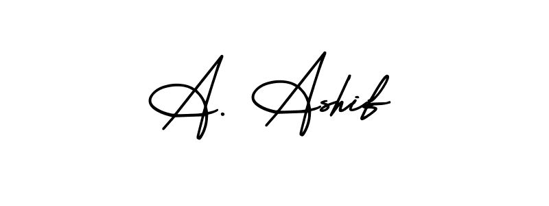 It looks lik you need a new signature style for name A. Ashif. Design unique handwritten (AmerikaSignatureDemo-Regular) signature with our free signature maker in just a few clicks. A. Ashif signature style 3 images and pictures png