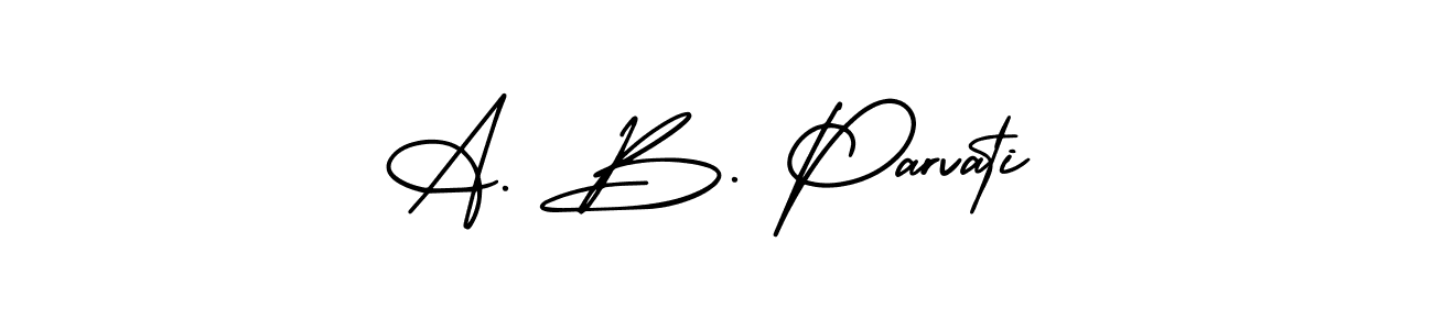 Once you've used our free online signature maker to create your best signature AmerikaSignatureDemo-Regular style, it's time to enjoy all of the benefits that A. B. Parvati name signing documents. A. B. Parvati signature style 3 images and pictures png