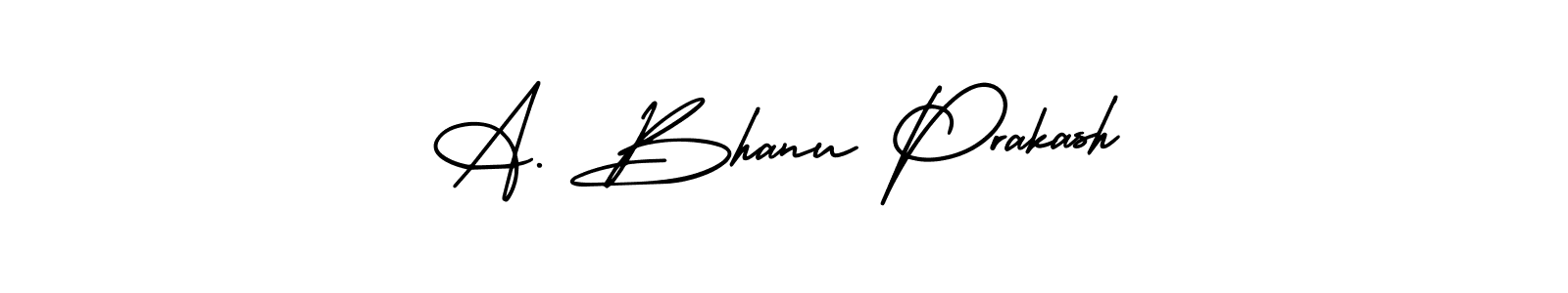 It looks lik you need a new signature style for name A. Bhanu Prakash. Design unique handwritten (AmerikaSignatureDemo-Regular) signature with our free signature maker in just a few clicks. A. Bhanu Prakash signature style 3 images and pictures png