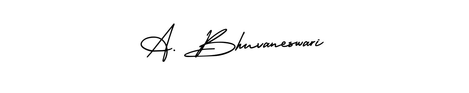 A. Bhuvaneswari stylish signature style. Best Handwritten Sign (AmerikaSignatureDemo-Regular) for my name. Handwritten Signature Collection Ideas for my name A. Bhuvaneswari. A. Bhuvaneswari signature style 3 images and pictures png