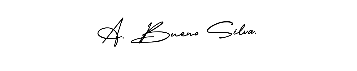 A. Bueno Silva. stylish signature style. Best Handwritten Sign (AmerikaSignatureDemo-Regular) for my name. Handwritten Signature Collection Ideas for my name A. Bueno Silva.. A. Bueno Silva. signature style 3 images and pictures png