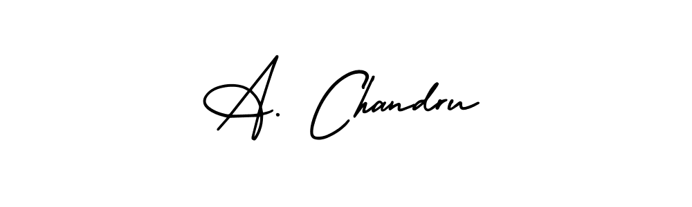 Also we have A. Chandru name is the best signature style. Create professional handwritten signature collection using AmerikaSignatureDemo-Regular autograph style. A. Chandru signature style 3 images and pictures png