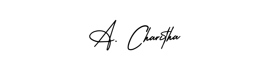 Once you've used our free online signature maker to create your best signature AmerikaSignatureDemo-Regular style, it's time to enjoy all of the benefits that A. Charitha name signing documents. A. Charitha signature style 3 images and pictures png