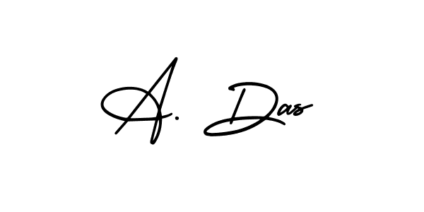 How to make A. Das signature? AmerikaSignatureDemo-Regular is a professional autograph style. Create handwritten signature for A. Das name. A. Das signature style 3 images and pictures png